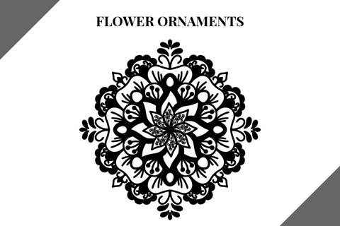 Flower Ornaments Bundle SVG Masyafi Studio 