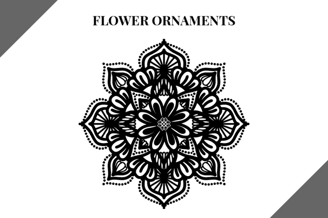 Flower Ornaments Bundle SVG Masyafi Studio 