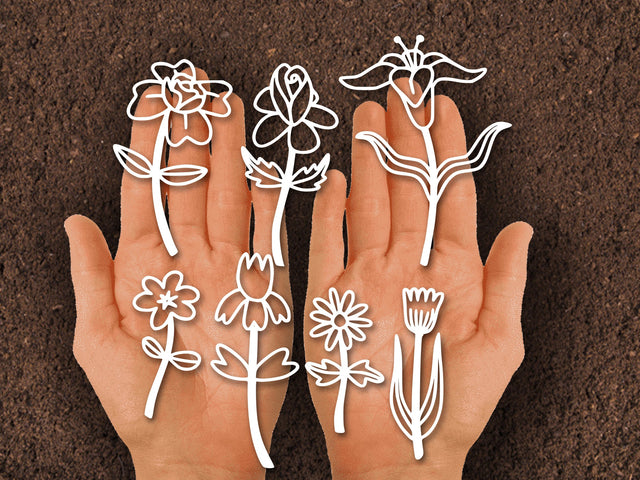 Flower Paper cut SVG Johan Ru designs 
