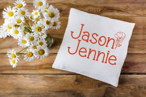 Flower Park - Autumn Display Font Font AEN Creative Store 