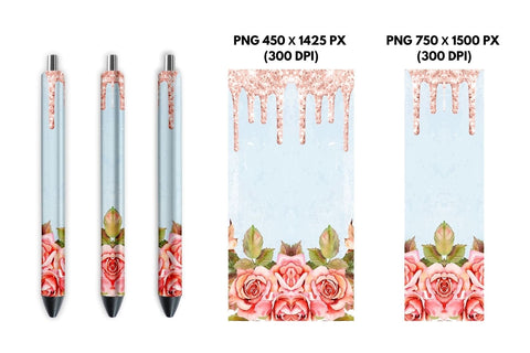 Flower Pen Sublimation Sublimation SvgOcean 