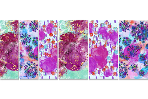 Flower Pen Wrap, Epoxy Pen Sublimation Wrap Sublimation Natasha Prando 