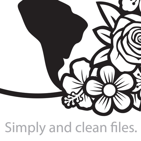 Flower planet SVG TribaliumArtSF 