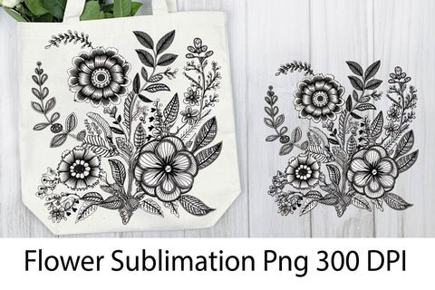 Flower Png. Flower bouquet. Flowers transparent background. Sublimation Samaha Design 