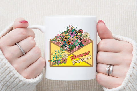 Flower Power PNG Sublimation Sublimation designartist 