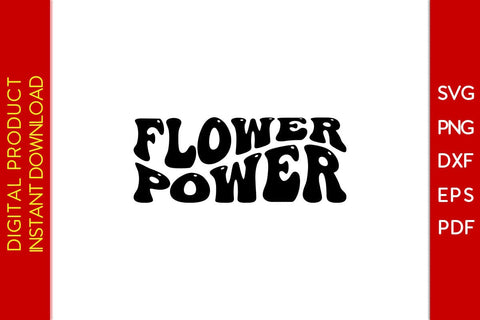 Flower Power SVG PNG PDF Cut File SVG Creativedesigntee 