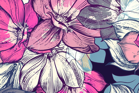 Flower Print Tumbler PNG, Seamless Floral Sublimation, 20 oz Skinny Tumbler, Boho Floral Tumbler, Earthy Tumbler Wrap PNG, Digital Download Sublimation Syre Digital Creations 