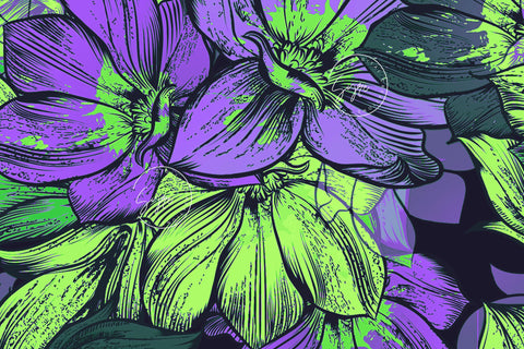 Flower Print Tumbler PNG, Seamless Floral Sublimation, 20 oz Skinny Tumbler, Boho Floral Tumbler, Earthy Tumbler Wrap PNG, Digital Download Sublimation Syre Digital Creations 