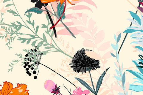 Flower Print Tumbler PNG, Seamless Floral Sublimation, 20 oz Skinny Tumbler, Wild Flower Tumbler, Earthy Tumbler Wrap PNG, Digital Download Sublimation Syre Digital Creations 