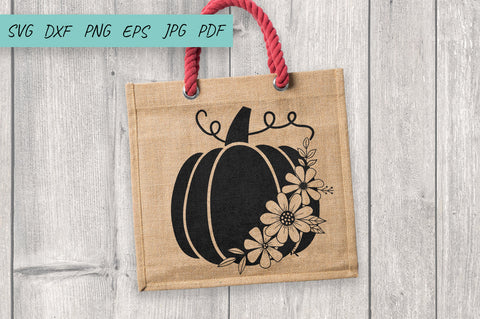 Flower Pumpkin SVG, Thanksgiving, Pumpkin, Fall SVG SVG Irina Ostapenko 
