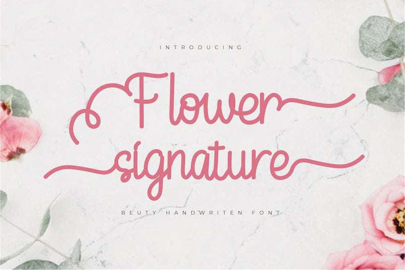 Flower Signature - So Fontsy