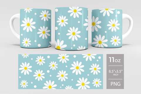 Flower sublimation mug design, Coffee mug bundle Sublimation KMarinaDesign 