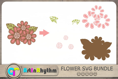 Flower Svg Bundle, Flowers Svg, Floral Svg, Flower Cliparts SVG Artinrhythm shop 