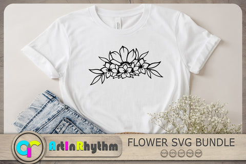 Flower Svg Bundle, Flowers Svg, Flower Cliparts, Floral Svg SVG Artinrhythm shop 