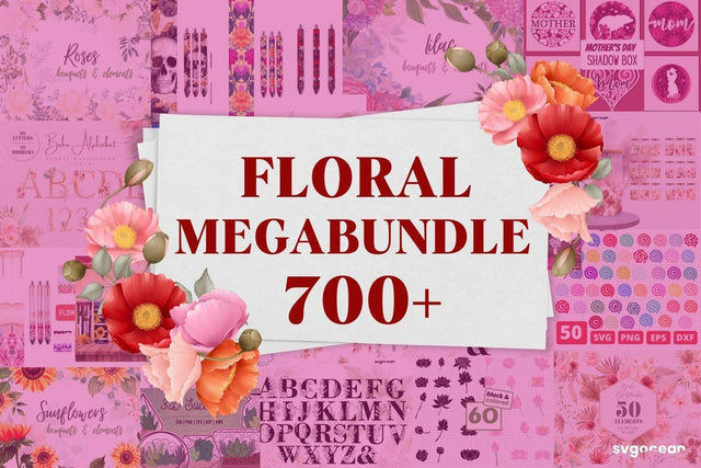 Flower SVG Bundle | Megabundle | Craft SVG SvgOcean 