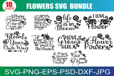 Flower SVG Bundle , Spring Bundle SVG File, Shed SVG File, Garden, Cricut, Silhouette, Cut Files, Digital, Instant Download SVG buydesign 