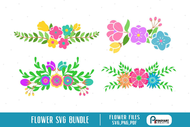 Flower Svg Bundle SVG Pinoyart Kreatib
