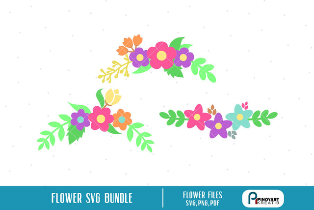 Flower Svg Bundle SVG Pinoyart Kreatib