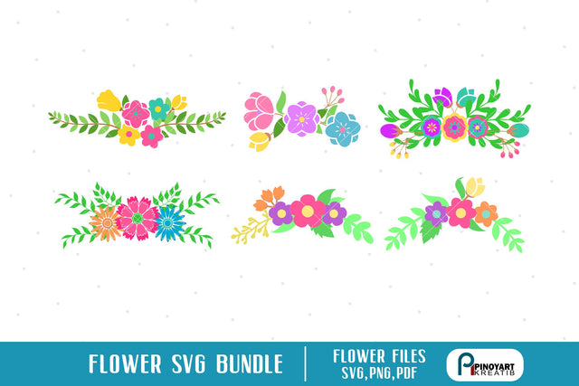 Flower Svg Bundle SVG Pinoyart Kreatib