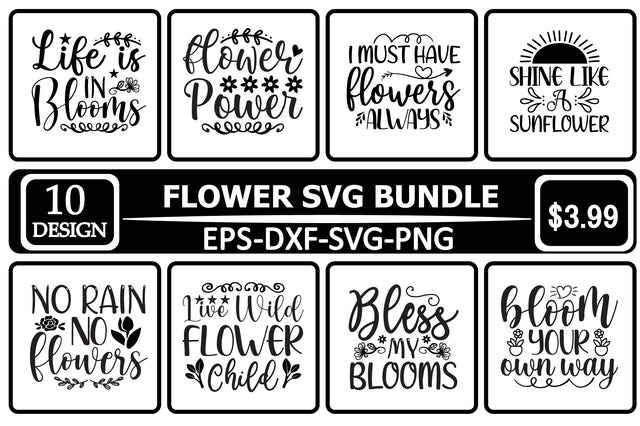 Flower SVG Bundle SVG Shahin alam 