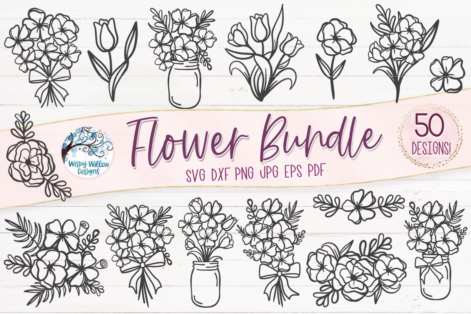 Rose Svg, Svg Bundle, Flower svg, Valentines Day Svg, Flowers Svg, Floral  Svg, Svg, Svg Files For Cricut, Sublimation Designs Downloads - So Fontsy