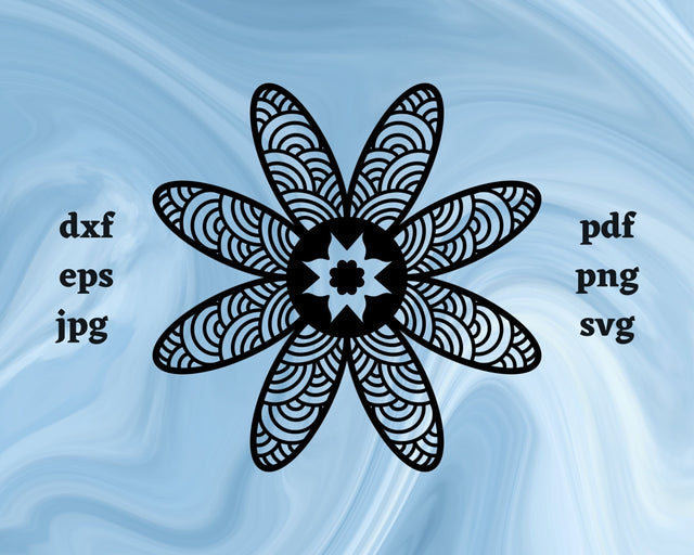 Flower SVG Cut File SVG Northern Light SVG 