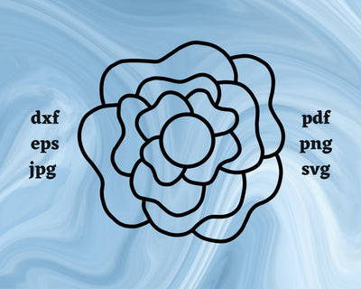 Flower SVG Cut File SVG Northern Light SVG 