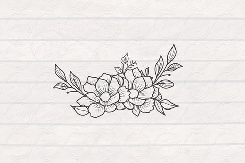 Flower SVG Cut File SVG SmmrDesign 