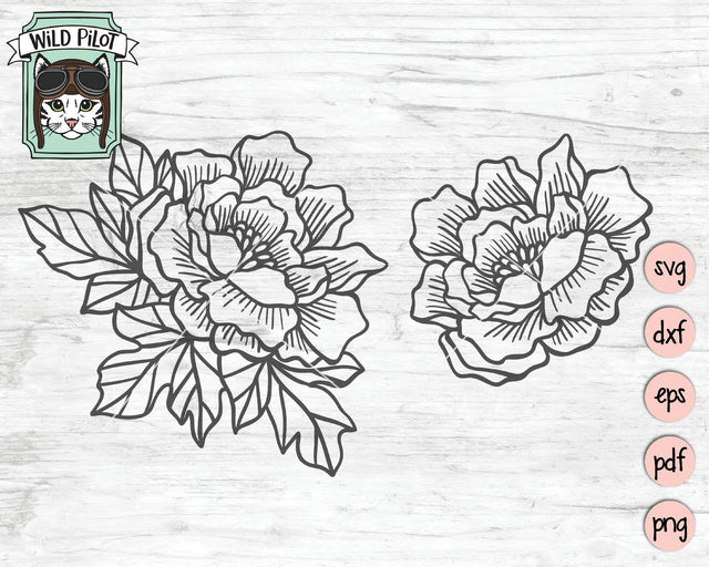 Flower SVG Cut File SVG Wild Pilot 
