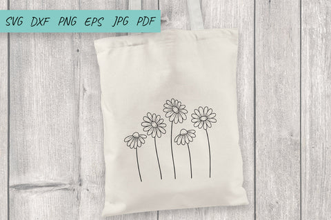 Flower SVG, Daisy SVG, wildflowers SVG, Cute flowers SVG Irina Ostapenko 