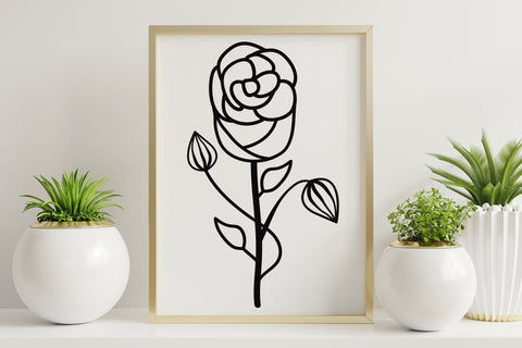 Flower SVG File | Rose SVG | Floral Clipart SVG CraftLabSVG 