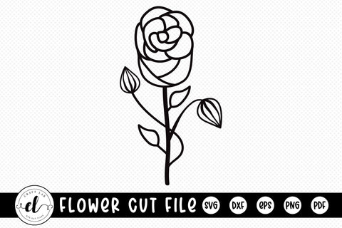 Flower SVG File | Rose SVG | Floral Clipart SVG CraftLabSVG 