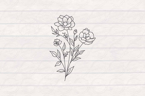 Flower SVG File SVG SmmrDesign 