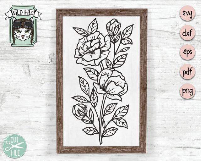 Flower SVG Files, Bouquet SVG Cut File, Bouquet Of Flowers SVG, Flower Cut Files, Flower Clipart, Flower Bouquet SVG, Floral Bouquet SVG, Wedding SVG, Rose SVG SVG Wild Pilot 