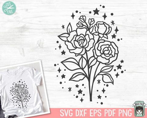 Flower SVG files, Bouquet SVG file, Bouquet of Flowers SVG, Flower cut files, Flower Clipart, Flower Bouquet, Floral svg, Carnation SVG, Wedding SVG SVG Wild Pilot 