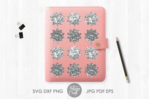 Flower SVG files, flower shapes SVG Artisan Craft SVG 