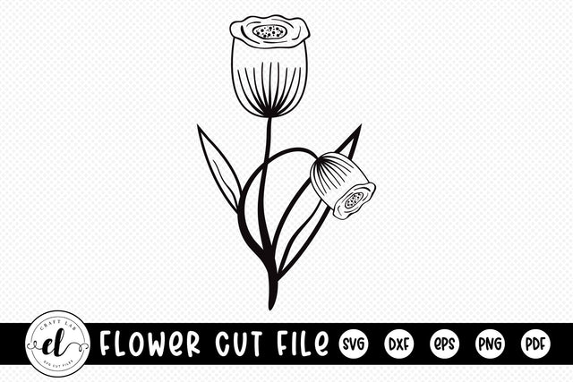 Flower SVG, Floral Clipart, Rose SVG SVG CraftLabSVG 