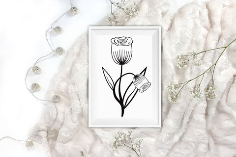 Flower SVG, Floral Clipart, Rose SVG SVG CraftLabSVG 