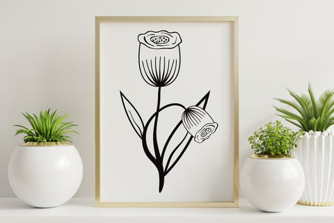 Flower SVG, Floral Clipart, Rose SVG SVG CraftLabSVG 