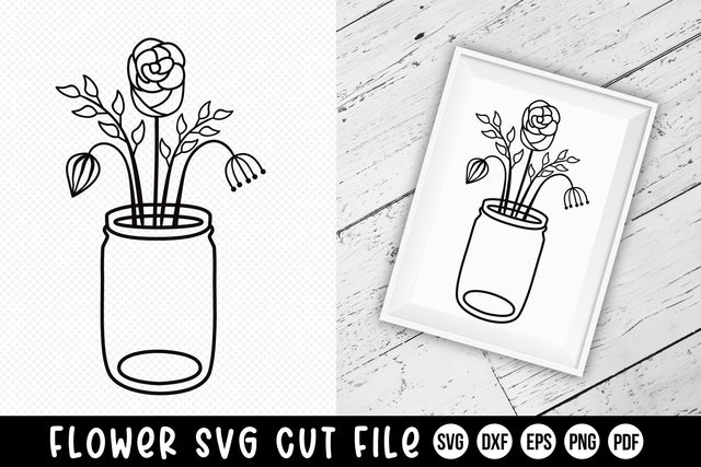 Flower SVG | Floral Clipart | Wildflower SVG SVG CraftLabSVG 
