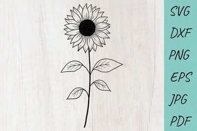 Flower svg, Sunflower svg, wildflower svg, cut file SVG Irina Ostapenko 