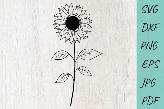 Flower svg, Sunflower svg, wildflower svg, cut file SVG Irina Ostapenko 