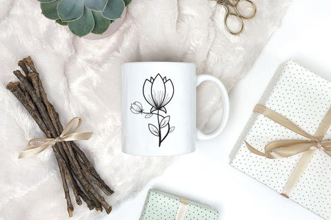 Flower SVG - Tulip SVG File - Floral Clipart SVG CraftLabSVG 