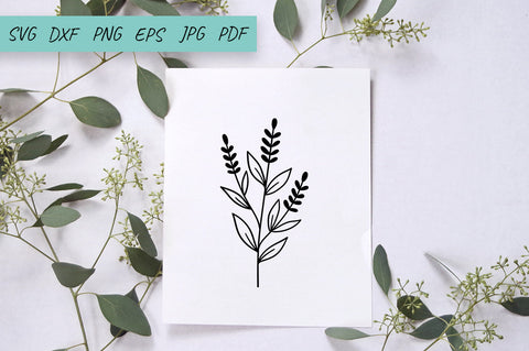 Flower svg, Wildflower svg bundle, Field flower Cute flowers SVG Irina Ostapenko 