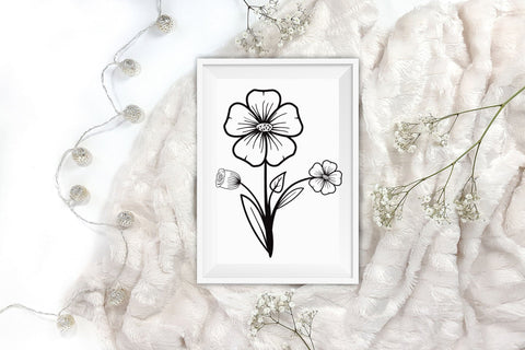 Flower SVG, Wildflower SVG, Floral Clipart SVG CraftLabSVG 