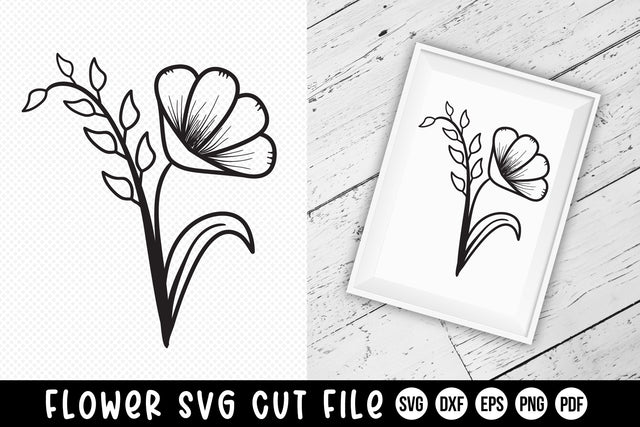 Flower SVG | Wildflower SVG | Floral Clipart SVG CraftLabSVG 