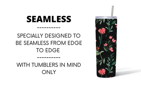 Flower Tumbler Sublimation Sublimation SvgOcean 