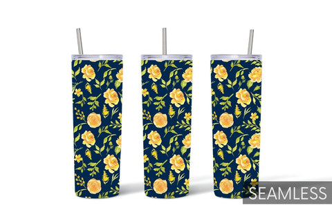Flower Tumbler Sublimation Sublimation SvgOcean 