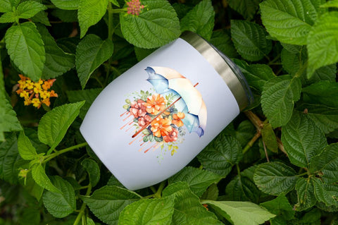 Flower Umbrella Watercolor Sublimation Sublimation Regulrcrative 