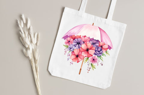 Flower Umbrella Watercolor Sublimation Sublimation Regulrcrative 